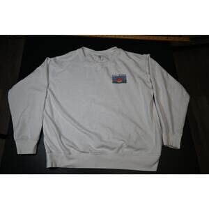 Billabong Crewneck Sweatshirt Men’s XL White Surf Logo Pullover